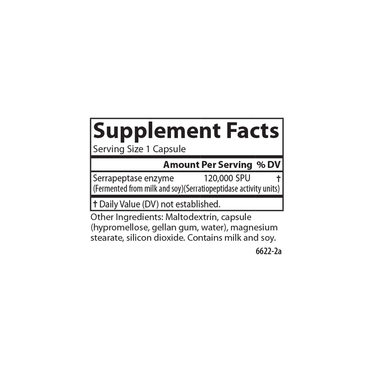 Carlson - Serrapeptase, 120000 SPUs - Delayed Release, Immune Support, Joint Function & Optimal Wellness, 90 Vegetarian Capsules