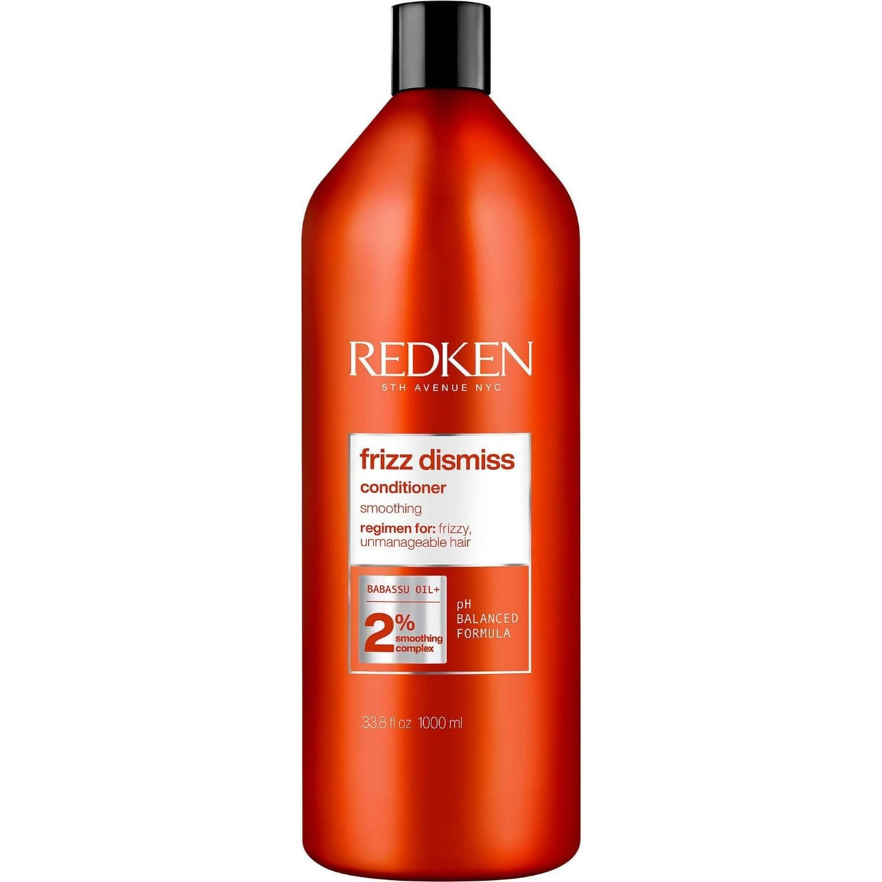 Redken Frizz Dismiss Conditioner | Weightless Frizz Control | Anti Frizz for Smoother Hair | Sulfate Free | 33.8 fl. Oz