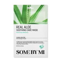Thumbnail for SOME BY MI Real Aloe Soothing Care Mask - Pack of 10 - Made from Real Aloe for Dry and Oily Skin - Daily Vegan Korean Sheet Mask for Skin Calming and Soothing - Korean Skin Care