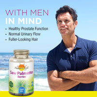 Thumbnail for Nature's Life Saw Palmetto Berries 1160 mg | Healthy Prostate, Urination Frequency & Hair Health Support | Non-GMO | 250 Vegetarian Capsules