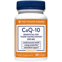 Thumbnail for The Vitamin Shoppe CoQ-10 200mg Beneficial for Those Taking (60 Softgels)