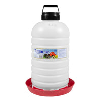 Thumbnail for FARM-TUFF Hanging Chicken Waterer, 7 Gallon Capacity - Durable BPA-Free Plastic Poultry Fountain with Top Fill Design - Automatic Water Dispenser for Chickens, Ducks, Turkeys & Game Birds
