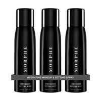 Thumbnail for Morphe Continuous Setting Mist - Micro-Fine Makeup Setting Spray with a Natural Radiant Finish - Helps Makeup Resist Caking or Fading & Increases Wear of Foundation (3 Count, 2.8 fl oz)
