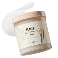 Thumbnail for SKINFOOD Rice Brightening Toner Pad, Korean Skincare Face Toner Pads with 48 Hours Fermented Rice Water for Glow Glass Skin, Hydrating, 100% Cotton Pad, Vegan, 8.81 oz(60 Pads)
