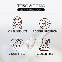 Thumbnail for TOSOWOONG Glutathione Serum with 20,000ppm Glutathione, Niacinamide and hyaluronic acid, Dark Spot, Improve skin elasticity, Revitalize complexion, Korean Skincare, 30ml, 1.01 fl. oz.