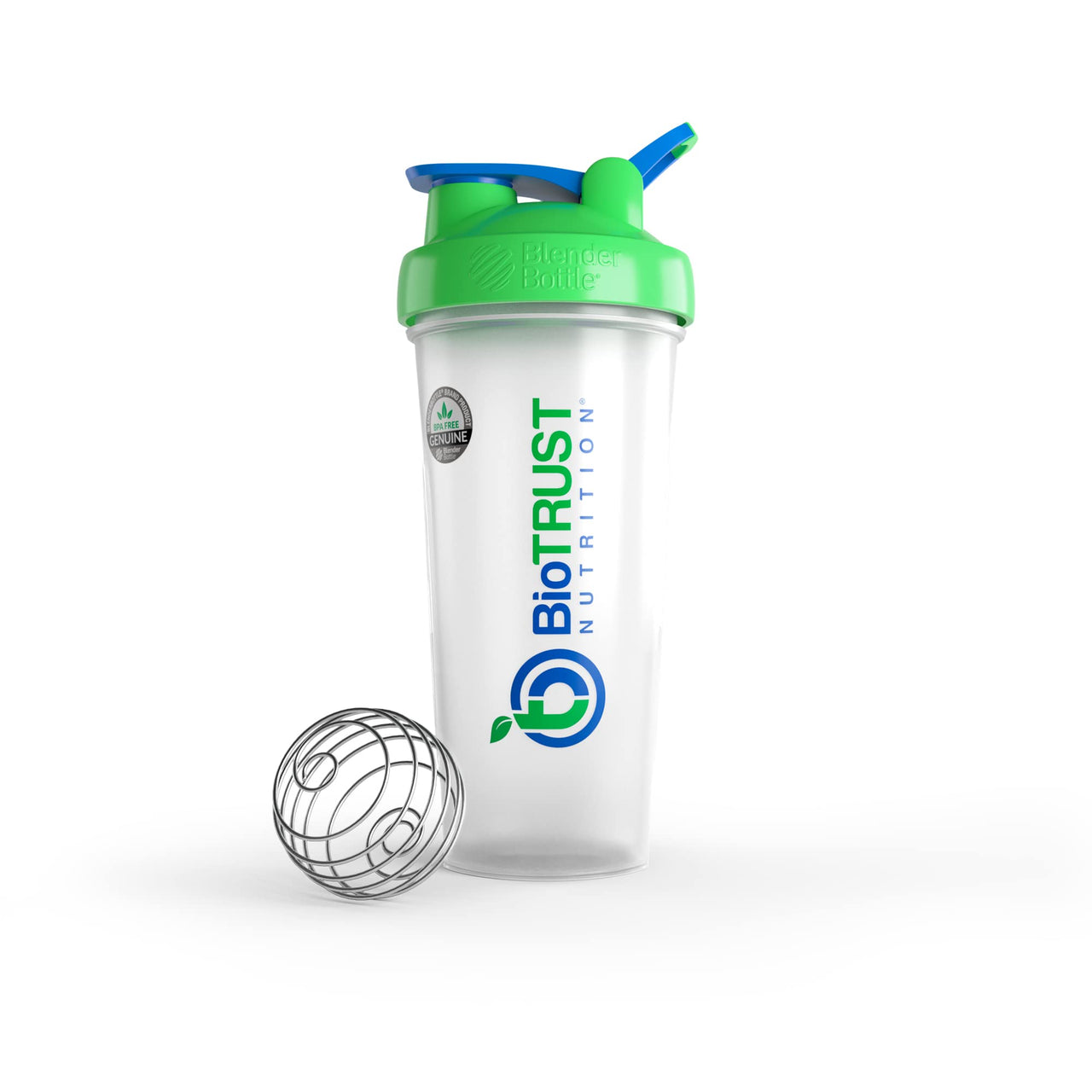 BioTrust Keto Elevate Pure C8 MCT Oil Powder (Unflavored) BlenderBottle Bundle