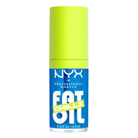 Thumbnail for NYX PROFESSIONAL MAKEUP Fat Oil Chillz, Moisturizing, Shiny and Vegan Tinted Lip Gloss - Polar Peppermint (Sheer Blue)
