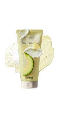 Thumbnail for Whipped Korean Skincare Face Wash, Extra Deep Moisturizing Vegan Facial Cleanser for Dry Skin with Niacinamide, Hyaluronic Acid, Ceramide, Lime & Avocado, Doubles as a Face Mask, 4.5 oz