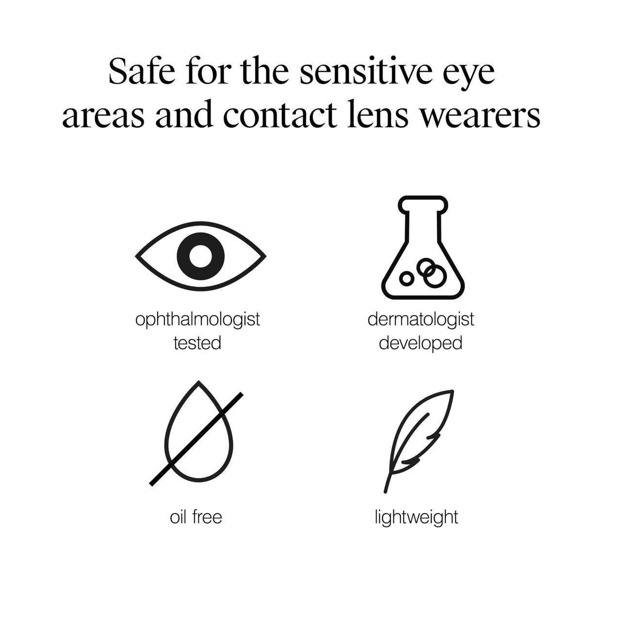 Neutrogena Gentle Oil-Free Eye Makeup Remover & Cleanser for Sensitive Eyes, Non-Greasy Makeup Remover, Waterproof Mascara Remover, Dermatologist & Ophthalmologist Tested, 5.5 fl. oz