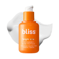 Thumbnail for Bliss Bright Idea Vitamin C + Tri-Peptide Collagen Brightening Face Skincare Serum - Anti Aging, Reduces Dark Spots, Boosts Skin Elasticity - Clean - Vegan & Cruelty-Free - 1 Fl Oz