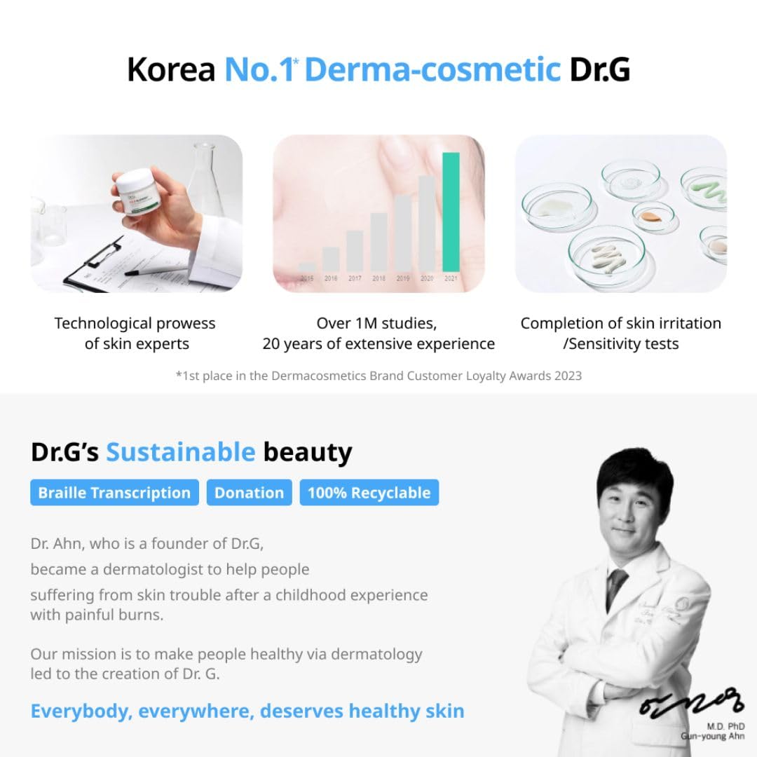 Dr.G pH Balancing Korean Cleansing Oil for Face, 200ml - Oil Cleanser Korean Skincare, Makeup Remover Oil, Korean Oil Cleanser for Face, Facial Cleansing Oil Korean Skincare, Korean Skin Care