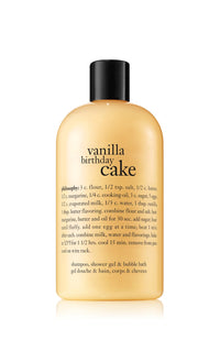 Thumbnail for philosophy vanilla birthday cake shampoo, shower gel & bubble bath, 16 oz