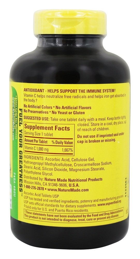 Nature Made Vitamin C 1,000 mg Tabs
