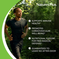 Thumbnail for NaturesPlus Ultra Garlite 1000 mg - 90 Tablets - Reduced-Odor Garlic - Nutritional Support for Free-Radical Defense & Immune Health - Sustained Release - 90 Servings