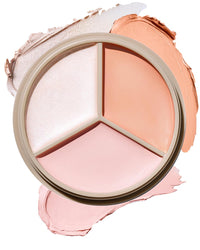 Thumbnail for THESAEM Cover Perfection Triple Pot Concealer - 05 Dark Up Beige for Dark Circles & Under-Eye - 3-Color Multi Concealer Palette with Volume & Brightening - Korean Makeup with Sweet Almond Oil