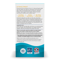 Thumbnail for Nordic Naturals Ultimate Omega in Fish Gelatin, Lemon Flavor - 60 Soft Gels - 1280 mg Omega-3 - High-Potency Fish Oil Supplement - EPA & DHA - Promotes Brain & Heart Health - Non-GMO - 30 Servings