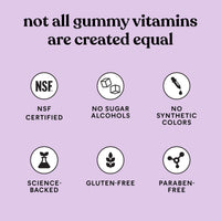 Thumbnail for Lemme Glow Collagen Gummies for Thick Hair, Strong Nails & Healthy Skin with Multi-Collagen Peptides, Biotin, Trace Minerals, Zinc, Vitamins A, C & E, Dairy & Gluten Free, Peach Flavor, 60 ct.