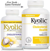 Thumbnail for Kyolic #104 Garlic Extract With Lecithn 300 cap ( two-Pack)