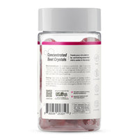 Thumbnail for Snap Supplements Nitric Oxide Gummies - Beet Root Extract 300mg, Sugar Free Beetroot Supplement with Pomegranate Powder for Circulation & Natural Energy, 60 Vegan Gummies (2-Pack), Cherry Flavor