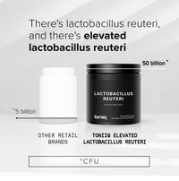 Thumbnail for Toniiq 50 Billion CFU Lactobacillus Reuteri Probiotic 50mg per Serving - L Reuteri Probiotics - Highest CFU Count Lactobacillus Reuteri Probiotic - 60 Vegetarian Capsules - 60 Servings