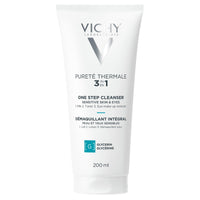 Thumbnail for VICHY Pureté Thermale One Step Cleanser, Face Wash, Toner & Makeup Remover, No Rinse Required, Gentle Eye Makeup Remover, Suitable For Sensitive Skin & Contact Lenses, Non-Oily, Alcohol Free
