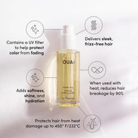 Thumbnail for OUAI Hair Oil Travel Size - Hair Heat Protectant Oil for Frizz Control - Adds Shine and Smooths Split Ends - Color Safe Formula - Paraben, Phthalate and Sulfate Free (0.45 oz)