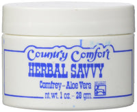Thumbnail for Country Comfort Herbal Savvy Comfrey, Aloe Vera, 1 Ounce