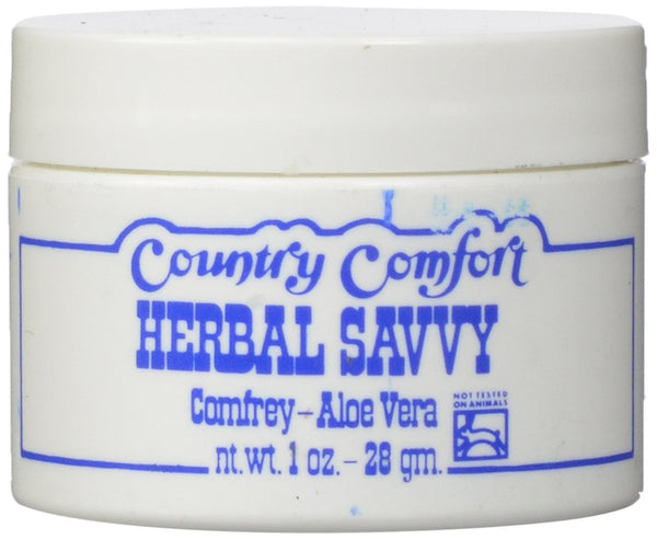 Country Comfort Herbal Savvy Comfrey, Aloe Vera, 1 Ounce
