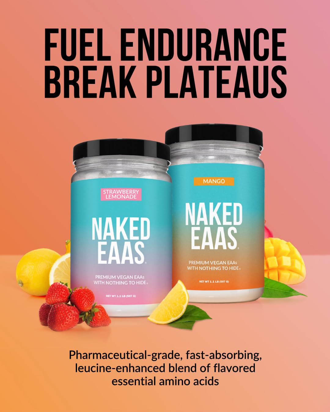 NAKED Whey Isolate Protein Powder (28 Servings) EAAs Amino Acids Powder 500g (50 Servings) – Grass-Fed; Zero Carb; Unflavored; Non-GMO; Gluten Free; Vegan