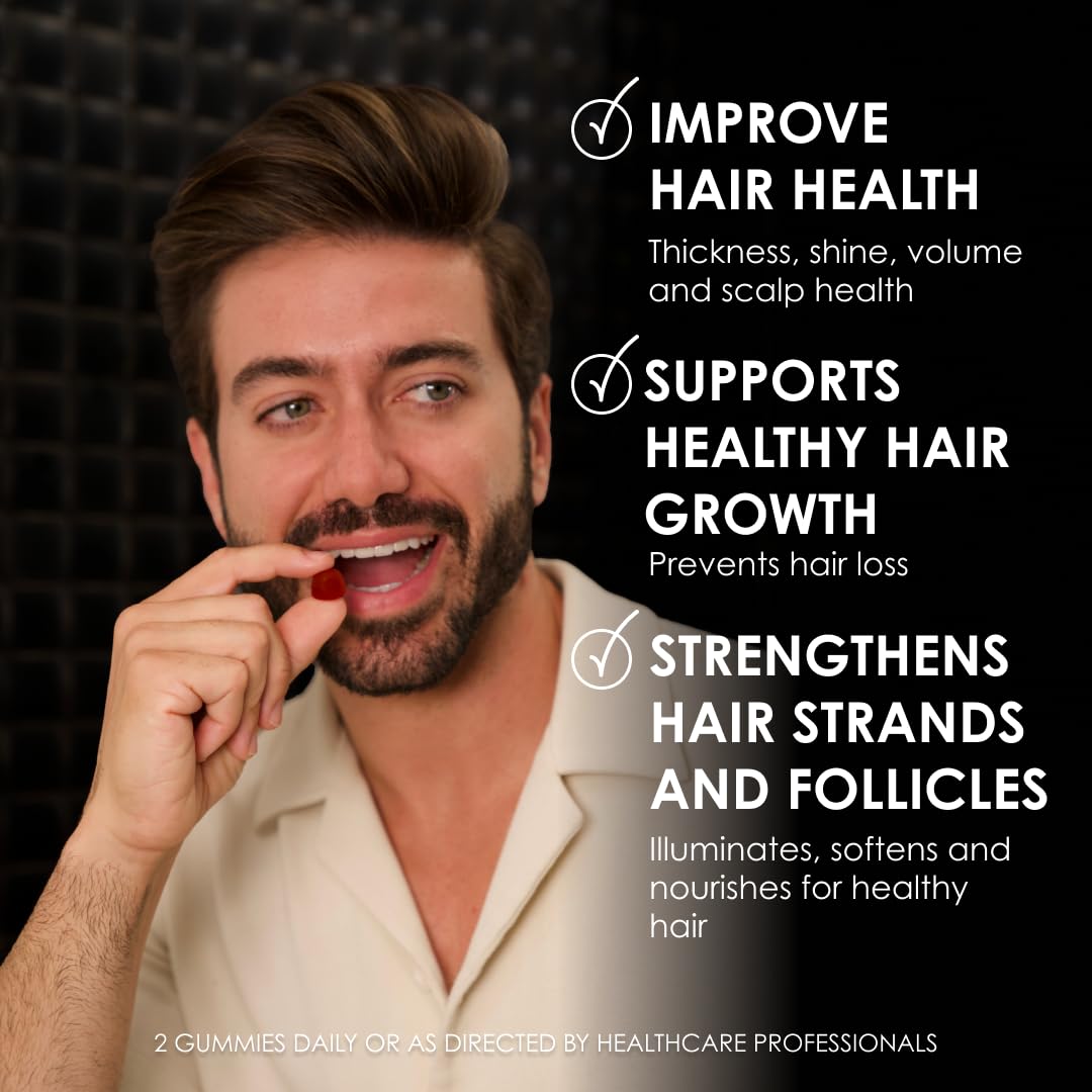 Biotin-Boosted Hair Gummies: Unlock Healthier, Fuller Hair with Essential Vitamins C, D & E