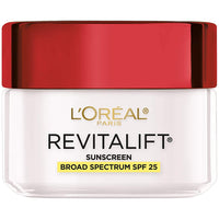Thumbnail for L'Oréal Paris Revitalift Anti-Wrinkle and Firming Face Moisturizer with SPF 25, Pro-Retinol and Centella Asiatica, Paraben Free, 1.7 oz (Packaging may vary)