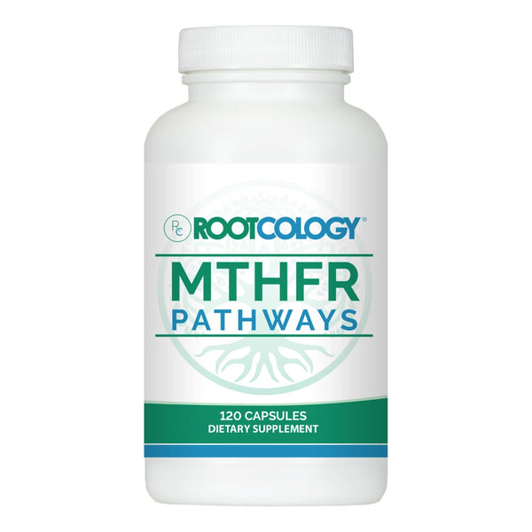 Rootcology by Dr. Izabella Wentz | MTHFR Pathways | Methylation Support with Vitamin B6, B12 & Folate | Supports Immunity, Energy & Brain Health | 120 Capsules