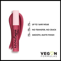 Thumbnail for NYX PROFESSIONAL MAKEUP Lip Lingerie XXL Matte Liquid Lipstick - Push-d Up (Muted Pink)