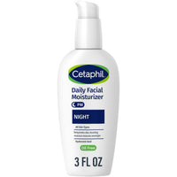 Thumbnail for Cetaphil Night Moisturizer for Face, Hydrating Facial Moisturizer with Hyaluronic Acid, For All Skin Types, Lightweight and Non-Comedogenic, Dermatologist Recommended for Sensitive Skin, 3oz