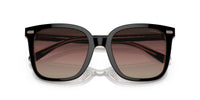 Thumbnail for Coach HC8381U Universal Fit Sunglasses, Black/Transparent Blush/Brown Purple Grey Gradient, 54 mm