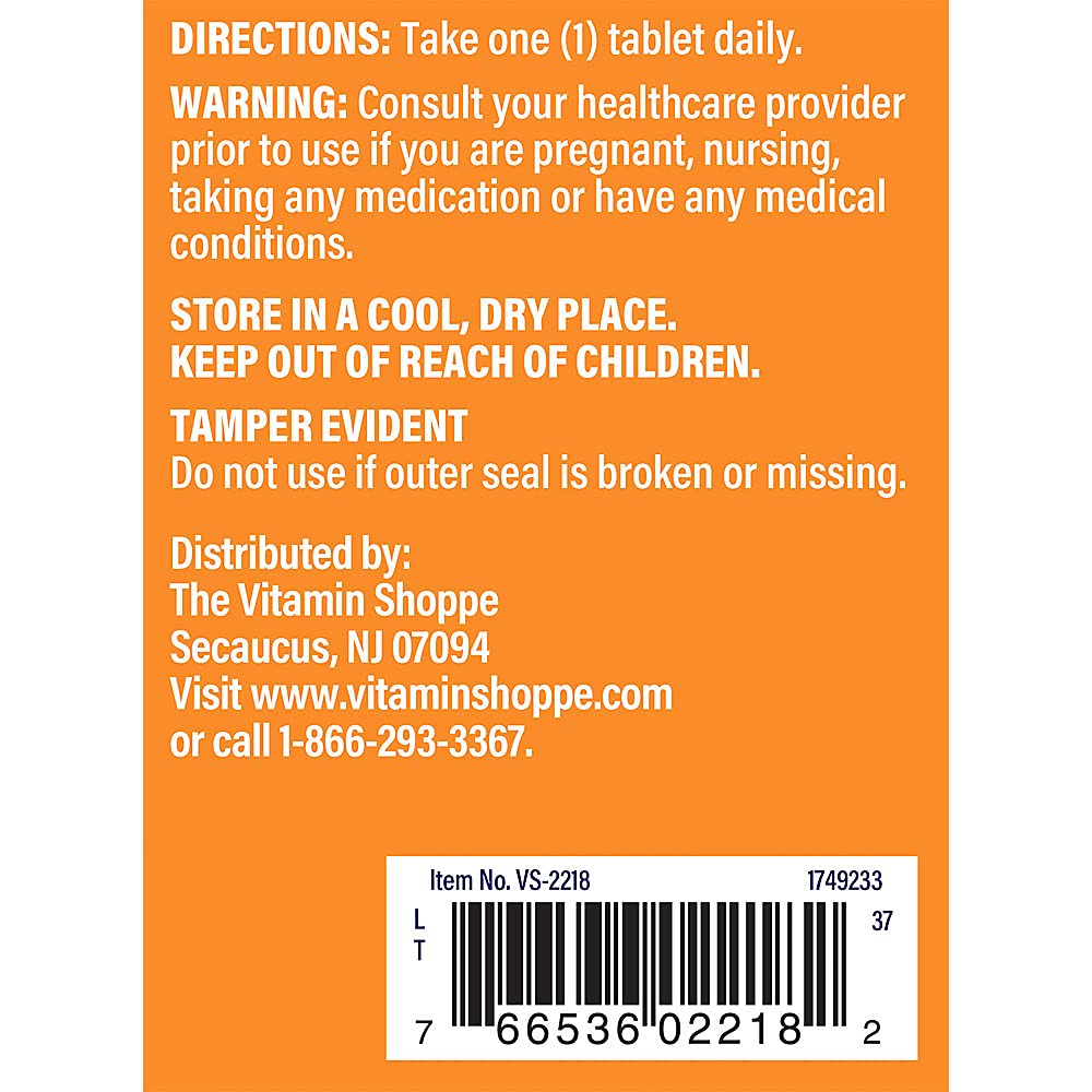 The Vitamin Shoppe GABA 750MG (Gamma-Aminobutyric Acid), Supports Relaxation, (180 Tablets)