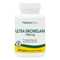 Thumbnail for NaturesPlus Ultra Bromelain - 60 Tablets - 1500 mg of Pineapple Bromelain - Provides Joint Support and Promotes Digestive Health - 60 Servings