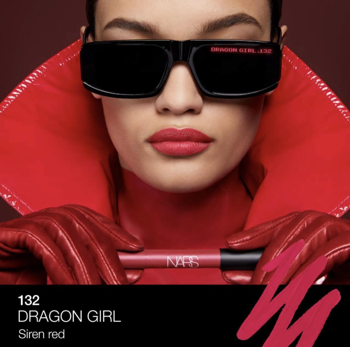 NARS NARS38 Mini Power Matte High-Intensity Lip Pencil Duo - Cruella & Dragon Girl