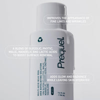 Thumbnail for Prequel Skin Multi-Acid Milk Peel, Professional Exfoliating Solution. 15% Glycolic Acid Face Peel with Lactic Acid and Enzymes. Hydrating Chemical Exfoliant. Clinical Strength Formula, 7.6oz Bottle.