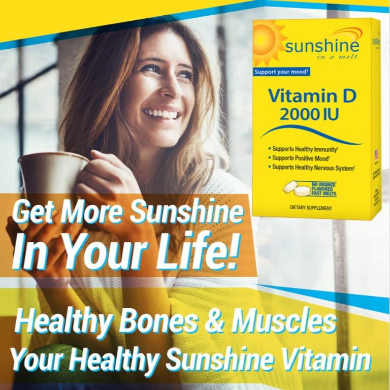 Windmill Health Products Sunshine Super Vitamin D - 2000 IU - 60 Tablets
