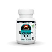 Thumbnail for Source Naturals Niacinamide B-3, Dietary Supplement - 100 mg - 100 Tablets