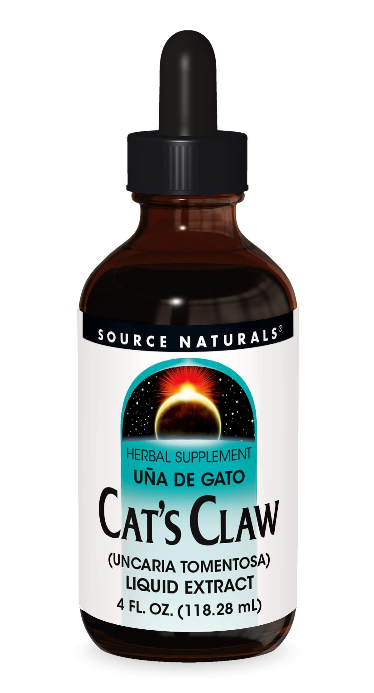 Source Naturals Cat's Claw Liquid Extract, UNA de Gato - for Immune System Support - 4 Fluid oz