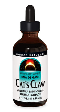 Thumbnail for Source Naturals Cat's Claw Liquid Extract, UNA de Gato - for Immune System Support - 4 Fluid oz