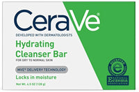 Thumbnail for CeraVe Hydrating Cleanser Bar - Soap-Free Body and Facial Cleanser with 5% Moisturizing Cream - 4.5 Ounce Bar