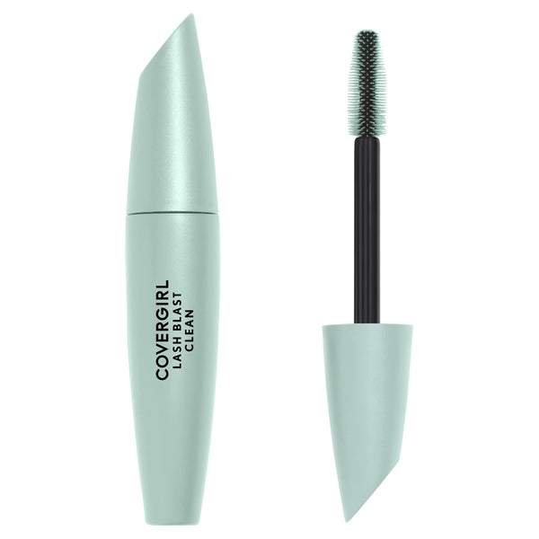 CoverGirl Lash Blast Clean Volume Mascara, Vegan Formula, Volumizing, Smudge-Proof, Black Brown, 1 Count
