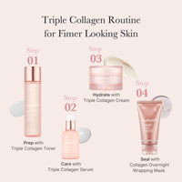 Thumbnail for Medicube Triple Collagen Serum 1.85 fl.oz - Nourish dull skin with Triple Collagen Complex - A lightweight serum with Niacinamide and Hyaluronic Acid - Korean Skincare
