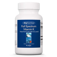Thumbnail for Allergy Research Group Full Spectrum Vitamin K - Supports Bone Metabolism & Circulatory Function - Vitamins K1, MK-4 & MK-7 with Vitamins A, C & D - 90 Servings - 90 Capsules
