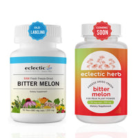 Thumbnail for ECLECTIC INSTITUTE Raw Fresh Freeze-Dried Non-GMO Bitter Melon | 50 CT (200 mg)