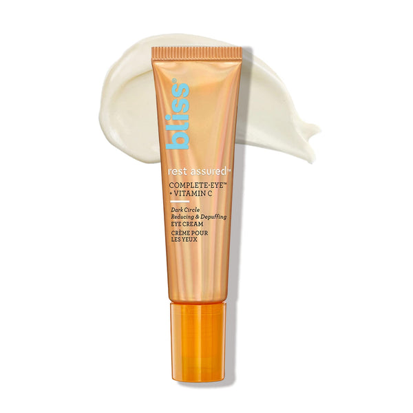 Image 1 of Bliss Rest Assured ™ Eye Cream with Vitamin C & Caffeine - 0.5 Fl Oz - Dark Circle Reducing & Depuffing Eye Cream - Clean - Vegan & Cruelty-Free
