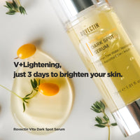 Thumbnail for ROVECTIN Vita Dark Spot Serum for Clearing Blemish and Evening Skin Tone | Rich Vitamin C, Brightening, Hydrating For Dry, Sensitive, Normal, Oily Skin | Vegan K-Beauty (1.01 Fl. Oz, 30ml)